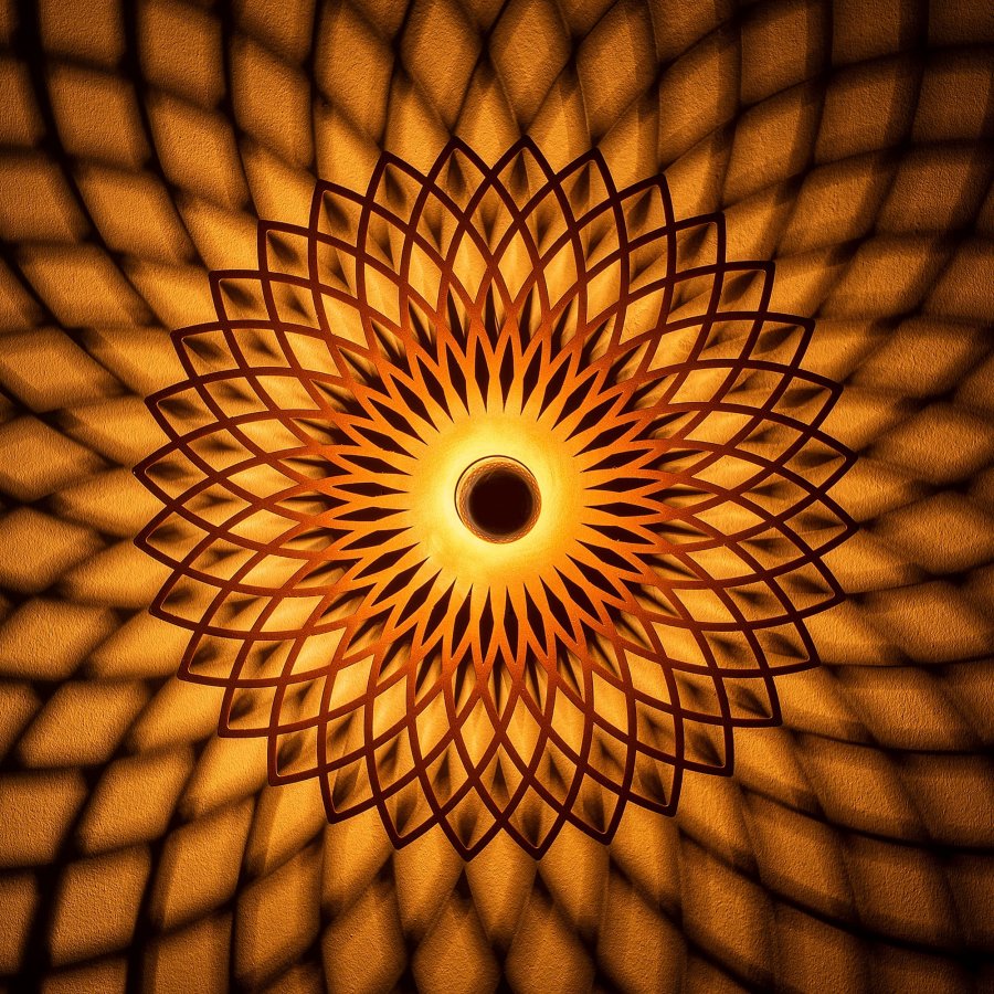 LUMI Fellini MR vglampe - kobber metal