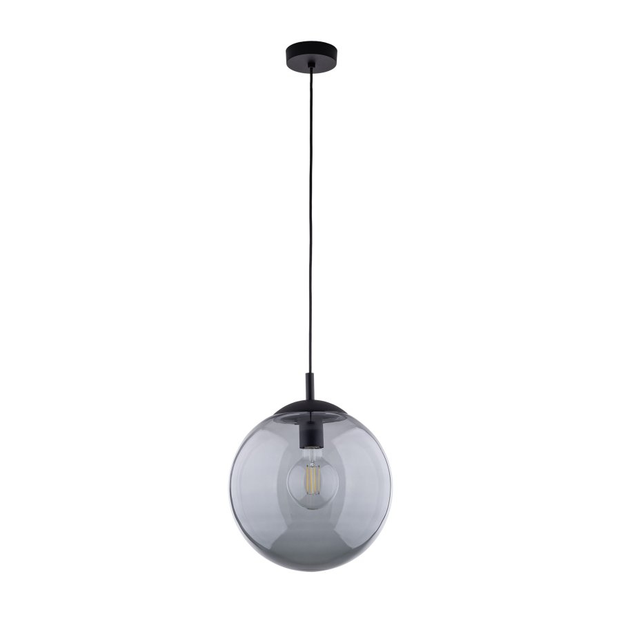 TK Esme loftlampe - grafit glas og sort metal