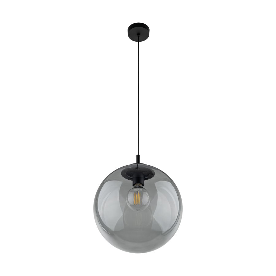 TK Esme loftlampe - grafit glas og sort metal