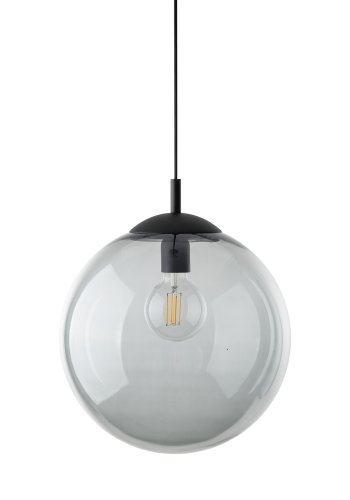TK Esme loftlampe - grafit glas og sort metal