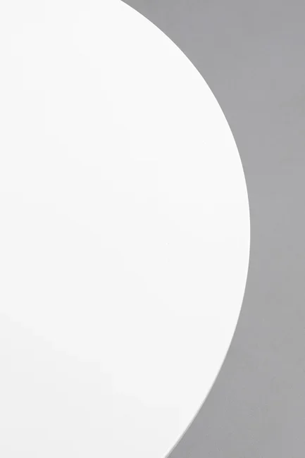 KARE DESIGN Schickeria sofabord, rund - hvid MDF og hvid stl (80)