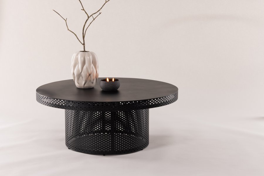 VIND COLLECTION West End x Josefin Lustig sofabord, rund - sort stl (100)