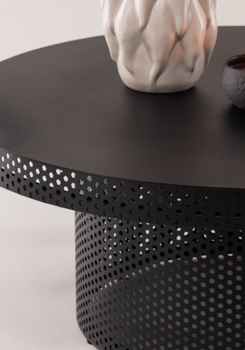 VIND COLLECTION West End x Josefin Lustig sofabord, rund - sort stl (100)