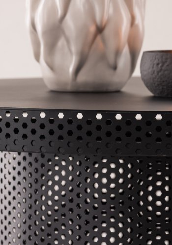 VIND COLLECTION West End x Josefin Lustig sofabord, rund - sort stl (100)