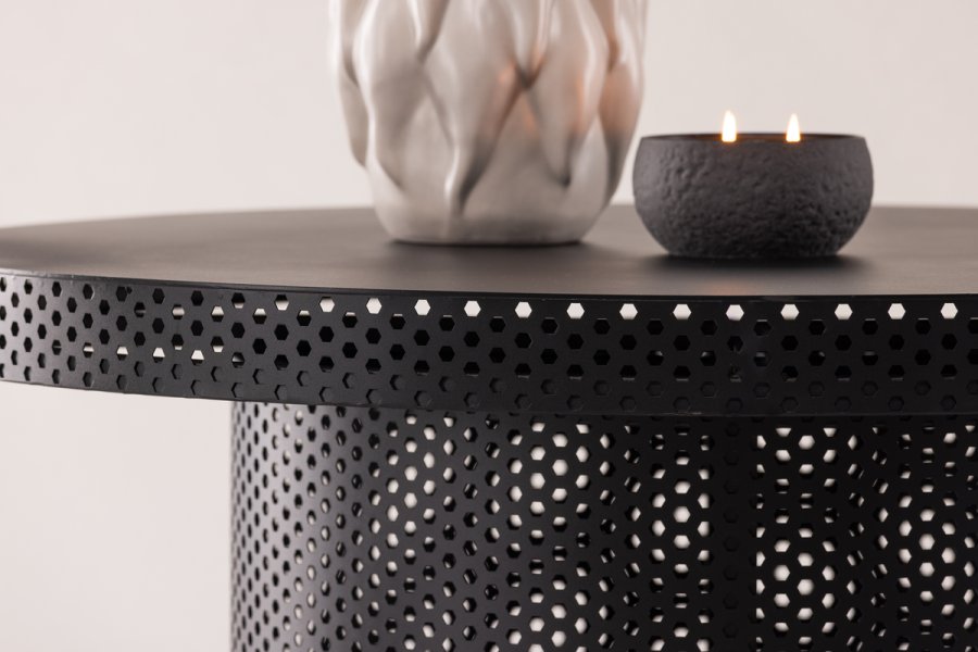 VIND COLLECTION West End x Josefin Lustig sofabord, rund - sort stl (100)