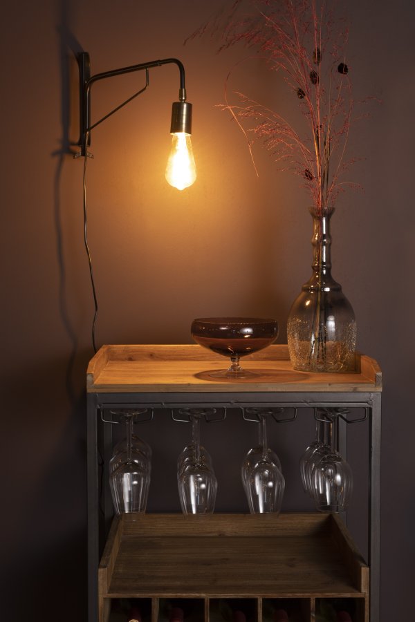 WHITE LABEL LIVING Lasse vglampe - sort jern