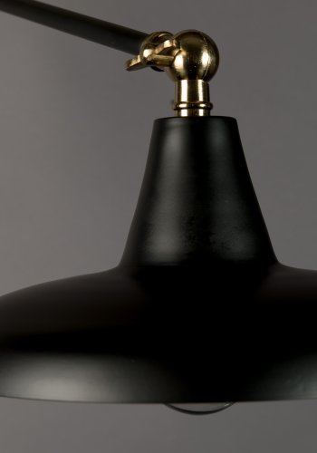 DUTCHBONE Hector vglampe - sort jern