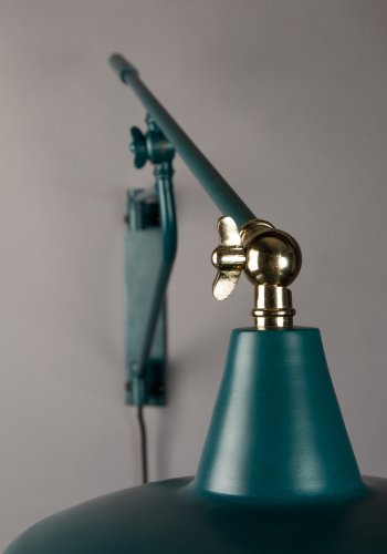 DUTCHBONE Hector vglampe - blgrn jern