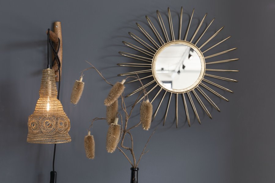 WHITE LABEL LIVING Alen vglampe - guld jern