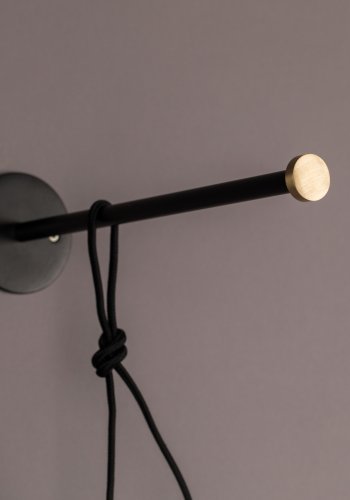 DUTCHBONE Bulan vglampe - hvid glas og jern