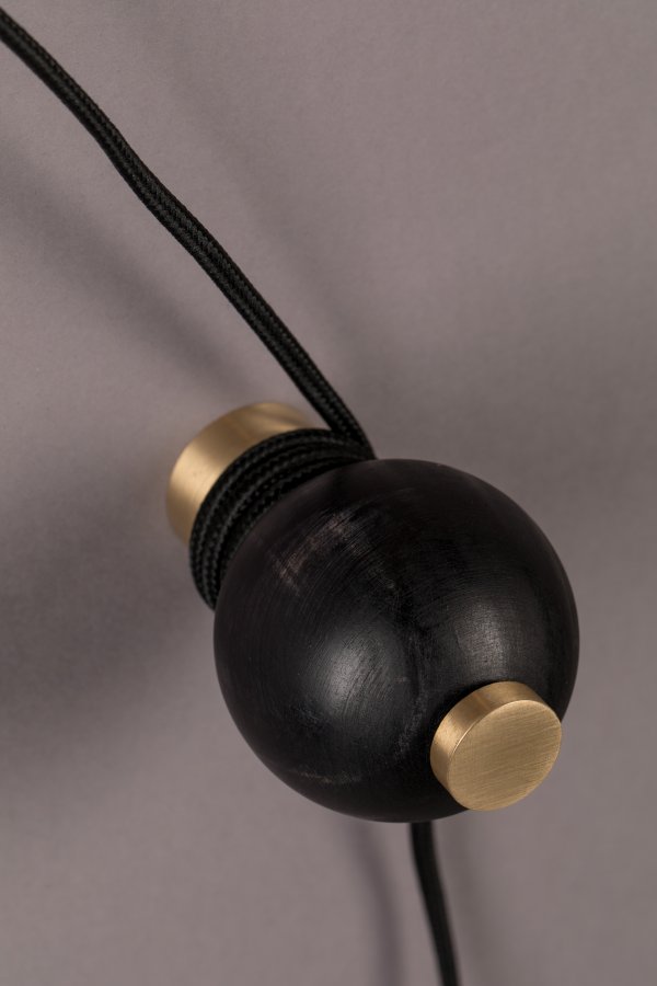 DUTCHBONE Bulan vglampe - hvid glas og jern