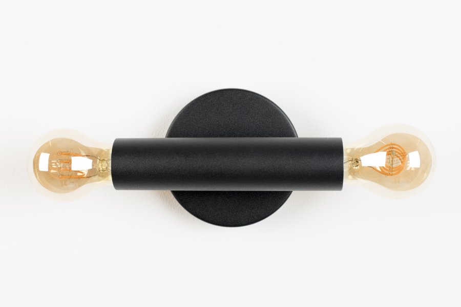 ZUIVER Hawk vglampe - sort jern