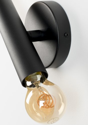 ZUIVER Hawk vglampe - sort jern