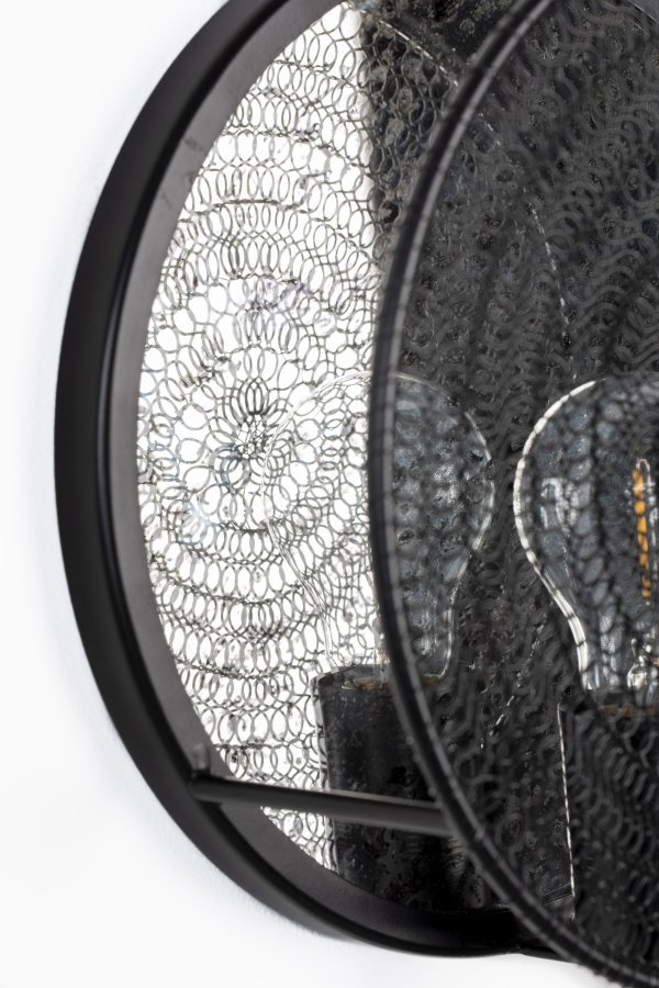 WHITE LABEL LIVING Lea Sort vglampe - sort metal