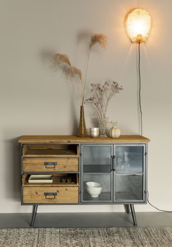 WHITE LABEL LIVING Lena vglampe - messing metal