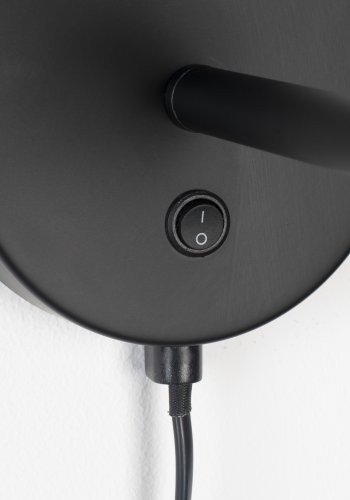 WHITE LABEL LIVING Hajo vglampe - sort jern