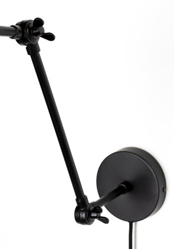 WHITE LABEL LIVING Xavi Sort vglampe - sort jern