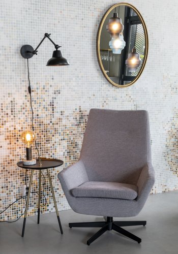 WHITE LABEL LIVING Xavi Sort vglampe - sort jern