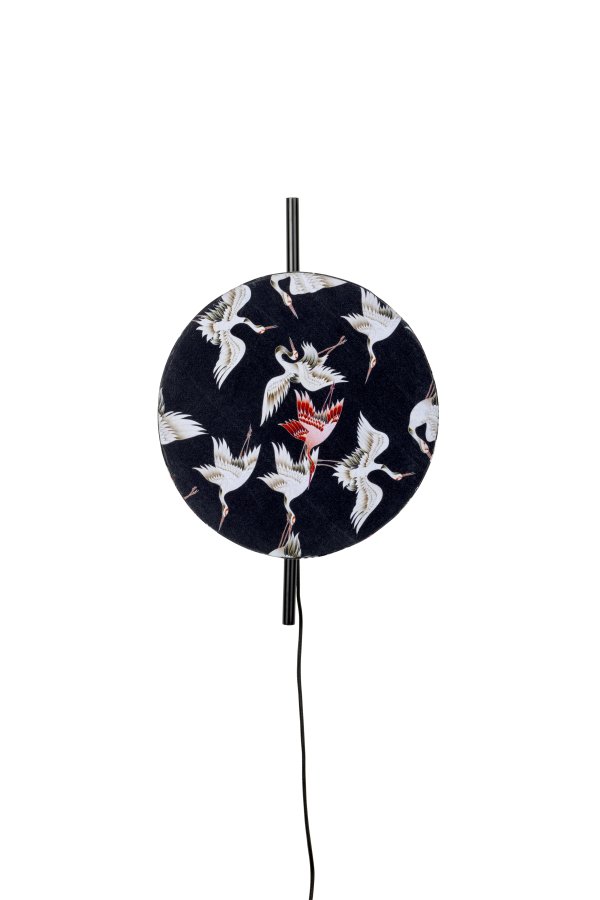 WHITE LABEL LIVING Jaylee vglampe - sort metal