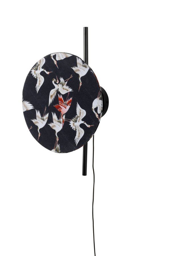 WHITE LABEL LIVING Jaylee vglampe - sort metal