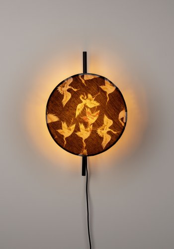 WHITE LABEL LIVING Jaylee vglampe - sort metal