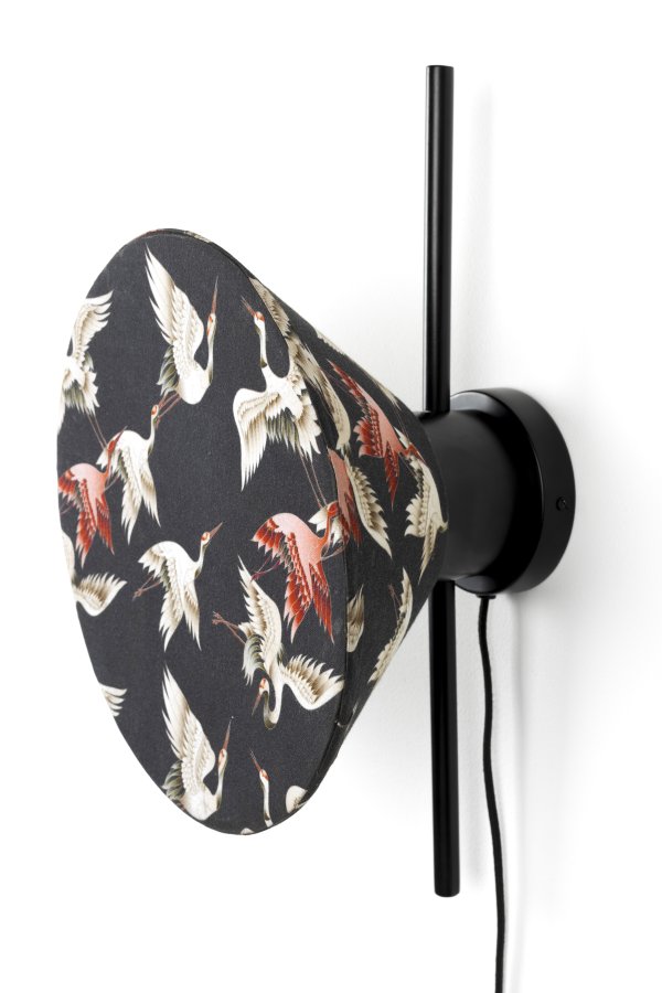 WHITE LABEL LIVING Jaylee vglampe - sort metal