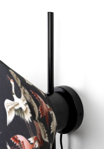 WHITE LABEL LIVING Jaylee vglampe - sort metal