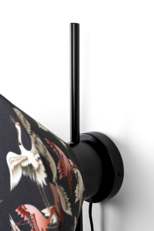 WHITE LABEL LIVING Jaylee vglampe - sort metal