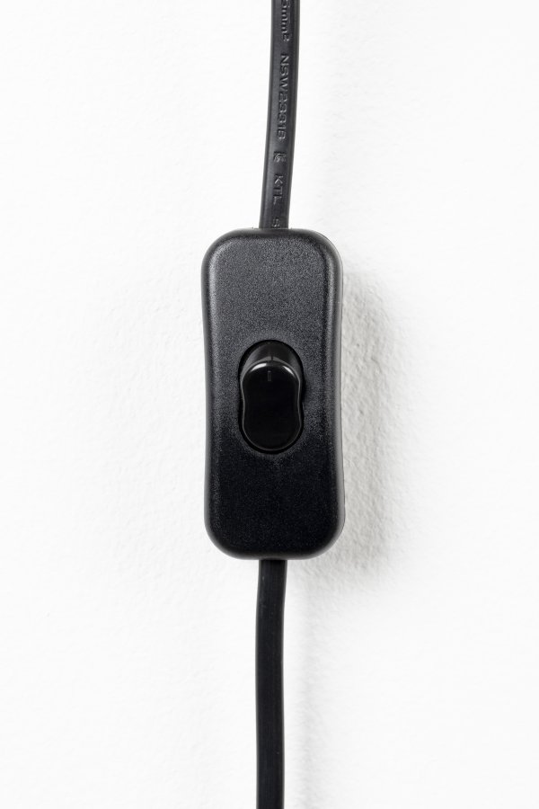 WHITE LABEL LIVING Jaylee vglampe - sort metal