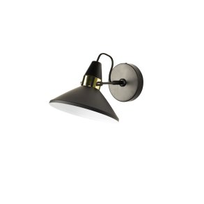 WHITE LABEL LIVING Jona vglampe - sort jern