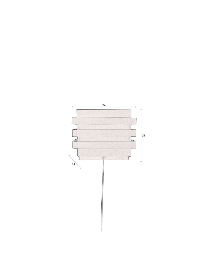 DUTCHBONE Dumont vglampe - sort jern