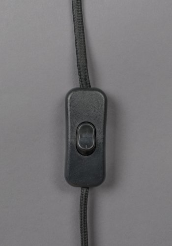 DUTCHBONE Elon vglampe - beige/sort reb og sort metal