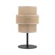 TK Calisto bordlampe - natur jute og sort metal