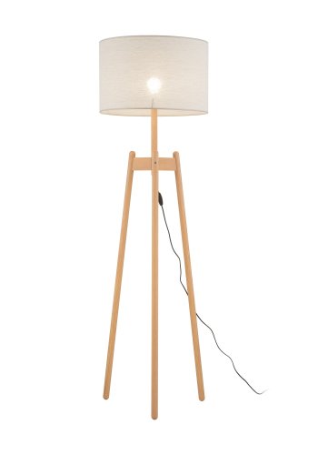 TK Perez gulvlampe - natur hr og natur tr