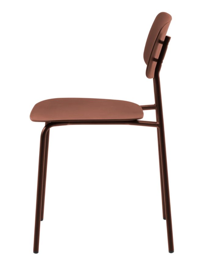 Kirkland spisebordsstol - terracotta og terracotta ben