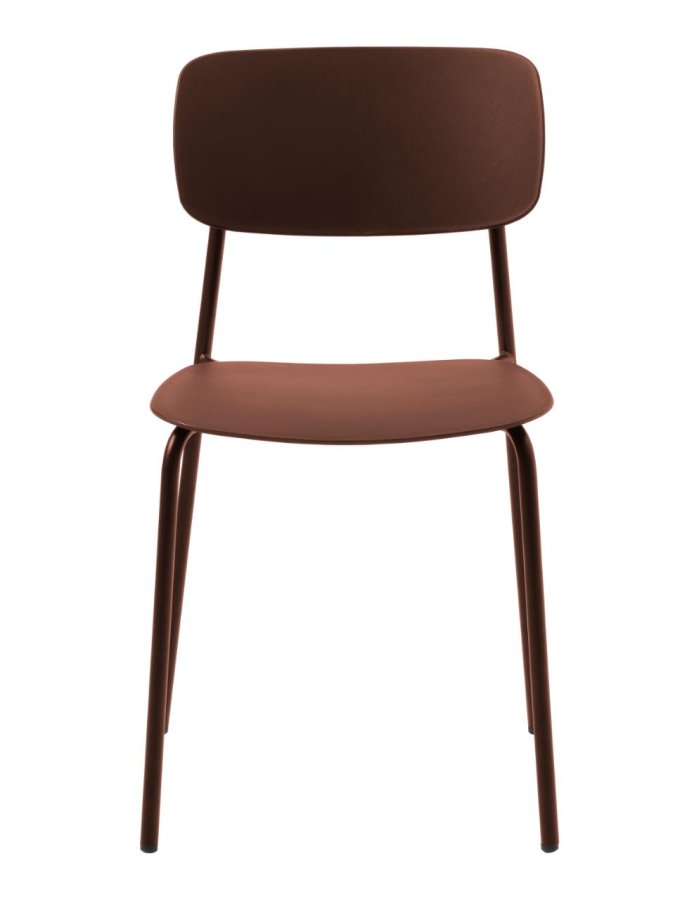 Kirkland spisebordsstol - terracotta og terracotta ben
