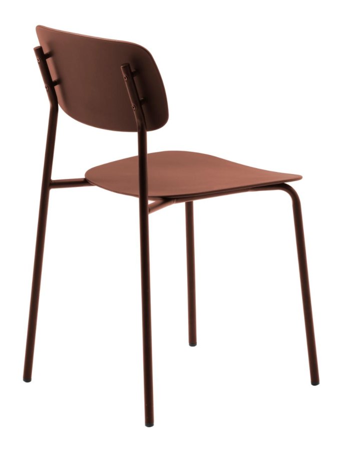 Kirkland spisebordsstol - terracotta og terracotta ben