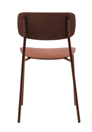 Kirkland spisebordsstol - terracotta og terracotta ben