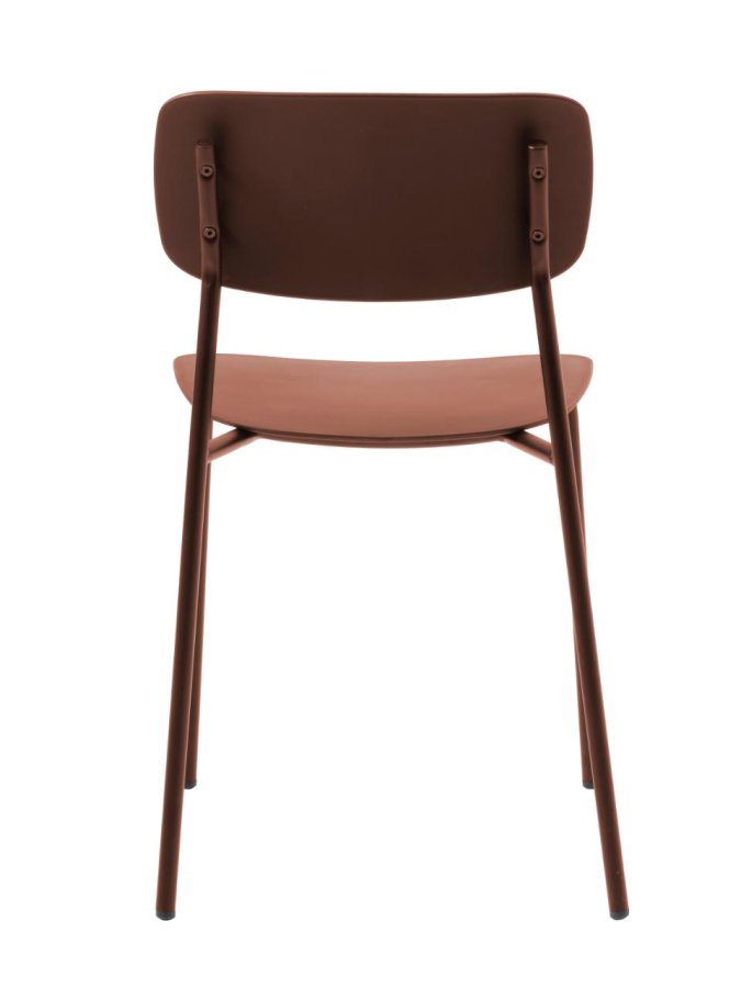 Kirkland spisebordsstol - terracotta og terracotta ben