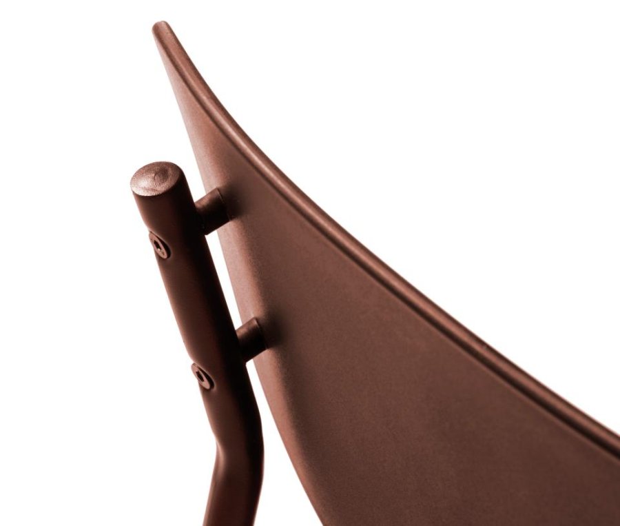 Kirkland spisebordsstol - terracotta og terracotta ben