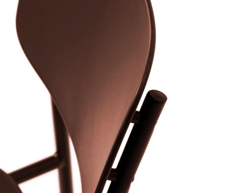 Kirkland spisebordsstol - terracotta og terracotta ben