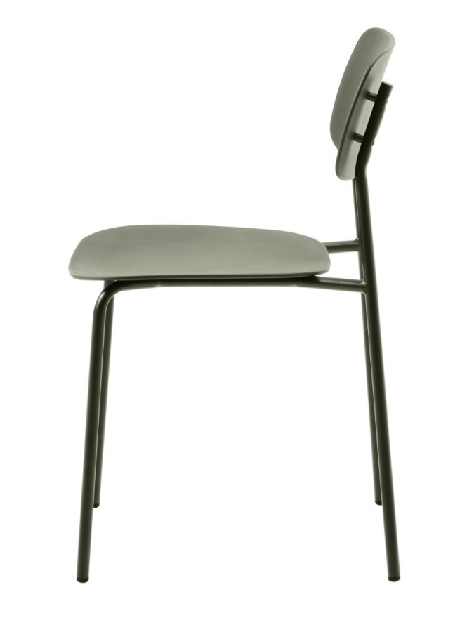 Kirkland spisebordsstol - olivengrn og olivengrn ben