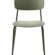 Kirkland spisebordsstol - olivengrn og olivengrn ben
