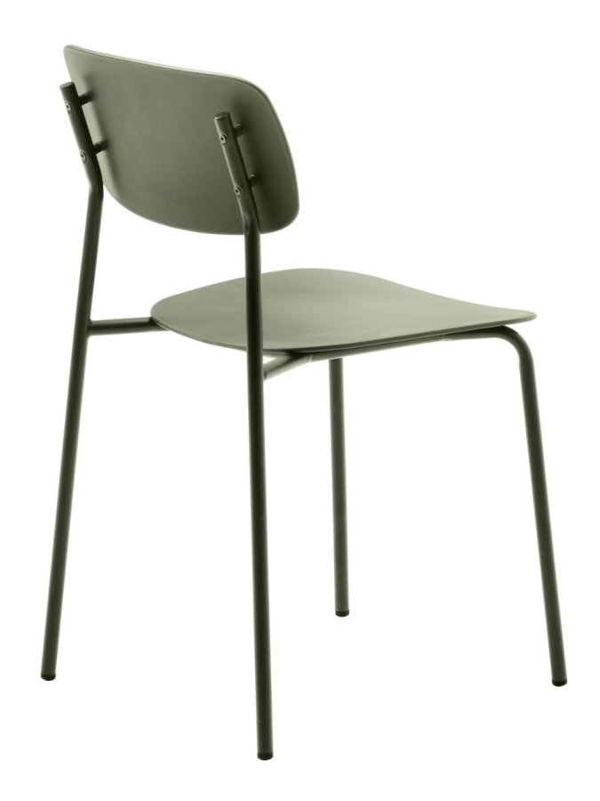 Kirkland spisebordsstol - olivengrn og olivengrn ben
