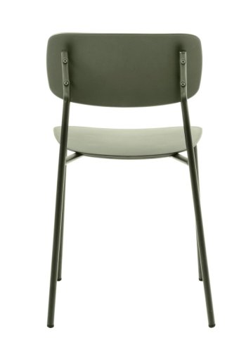 Kirkland spisebordsstol - olivengrn og olivengrn ben