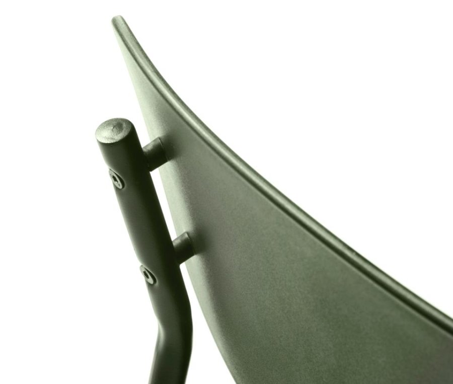 Kirkland spisebordsstol - olivengrn og olivengrn ben