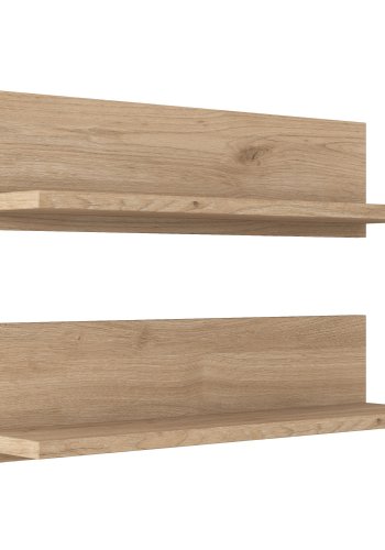 FUNZI LIVING E16 vghylde - valnddefarvet melamin (st med 2)