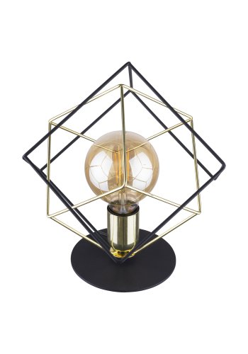 TK Alambre bordlampe - guld og sort stl
