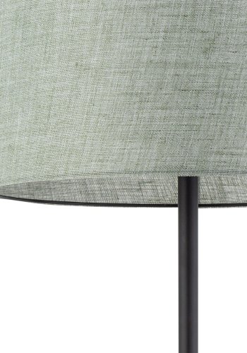 TK Earth brnelampe - stof og sort metal