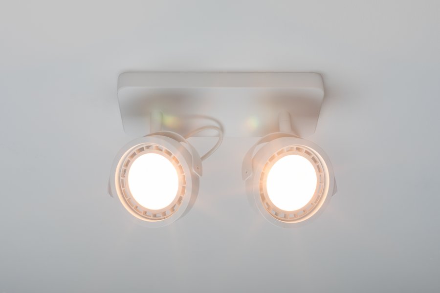 ZUIVER Dice-2 DTW Spot Light - hvid metal